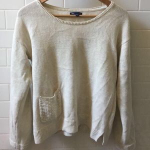 light sweater w/ pocket in front